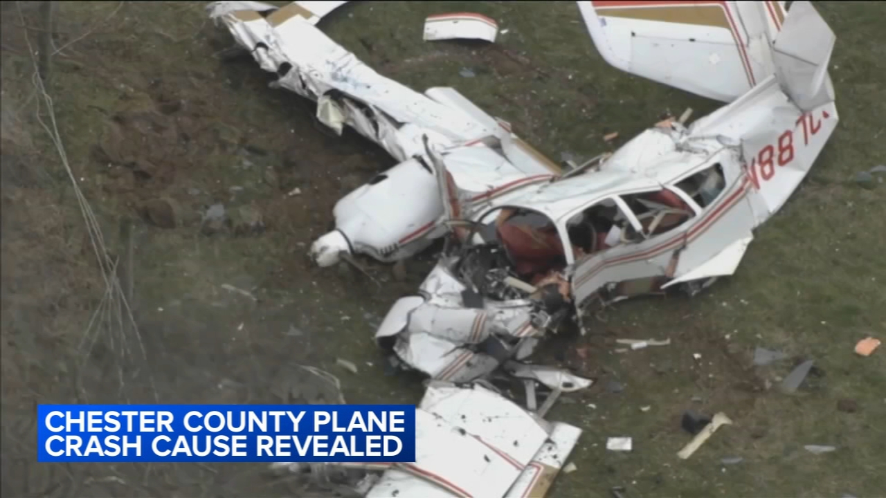 Cause determined for plane crash that killed school board president in Chester County