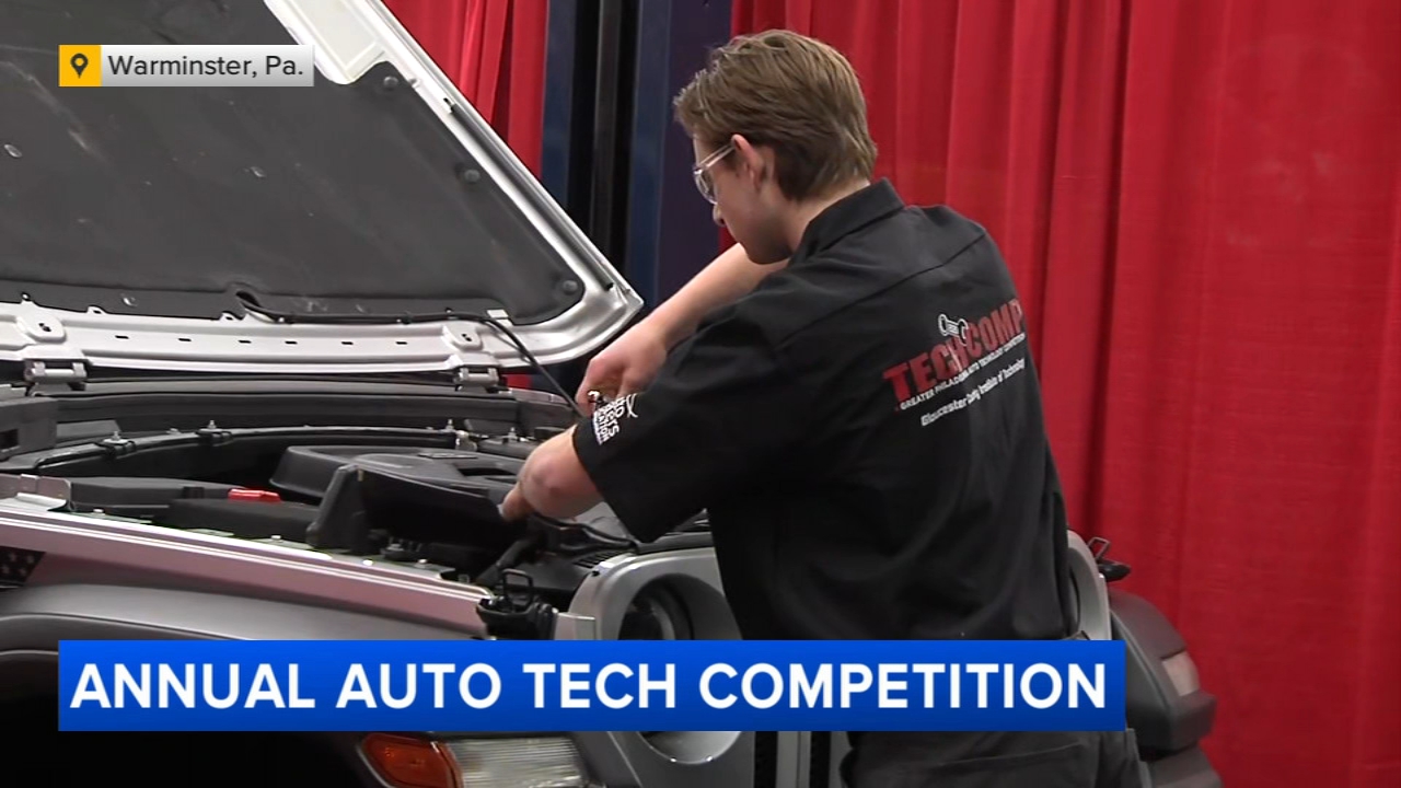 24 high school seniors participate in annual Greater Philadelphia Auto Technology Competition