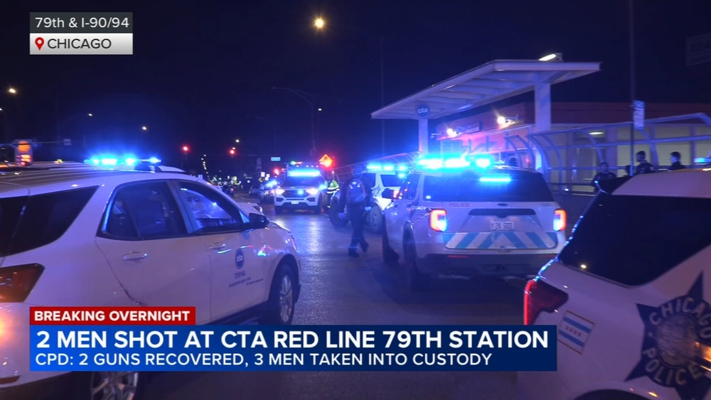 2 shot at CTA Red Line 79th Station: CPD
