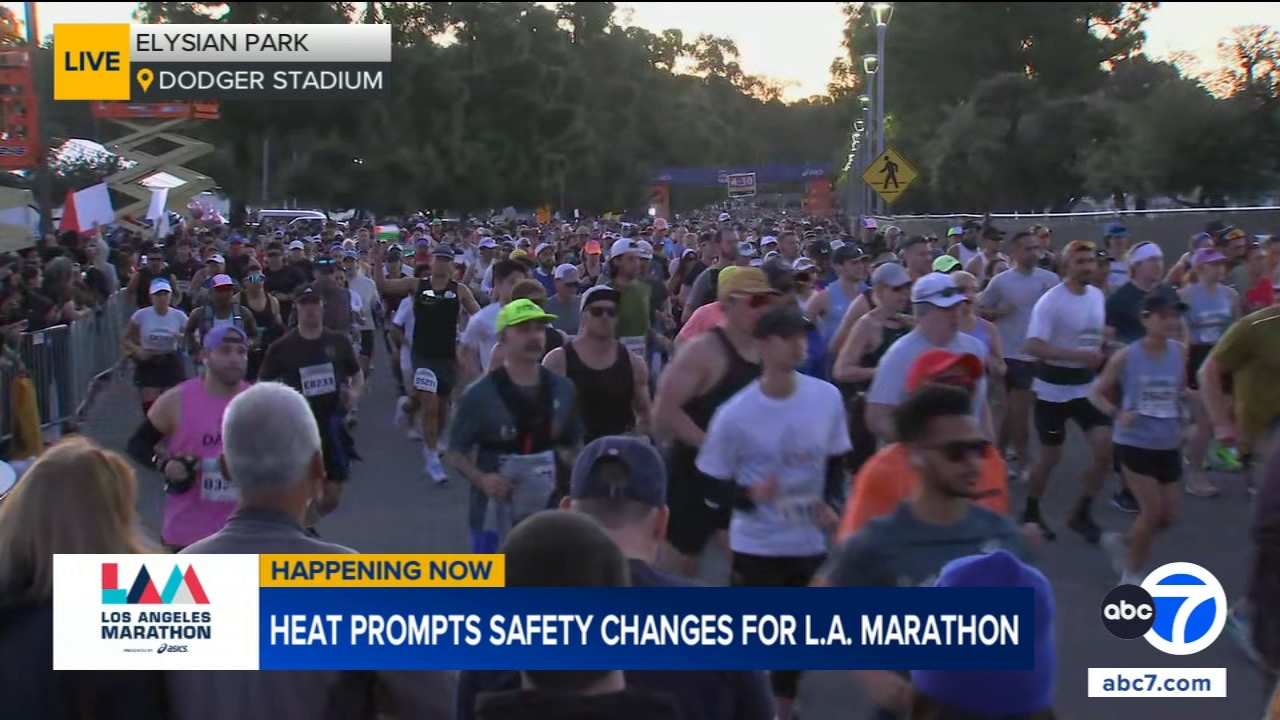 American wins LA Marathon men's race in photo finish; heat prompts safety changes to event