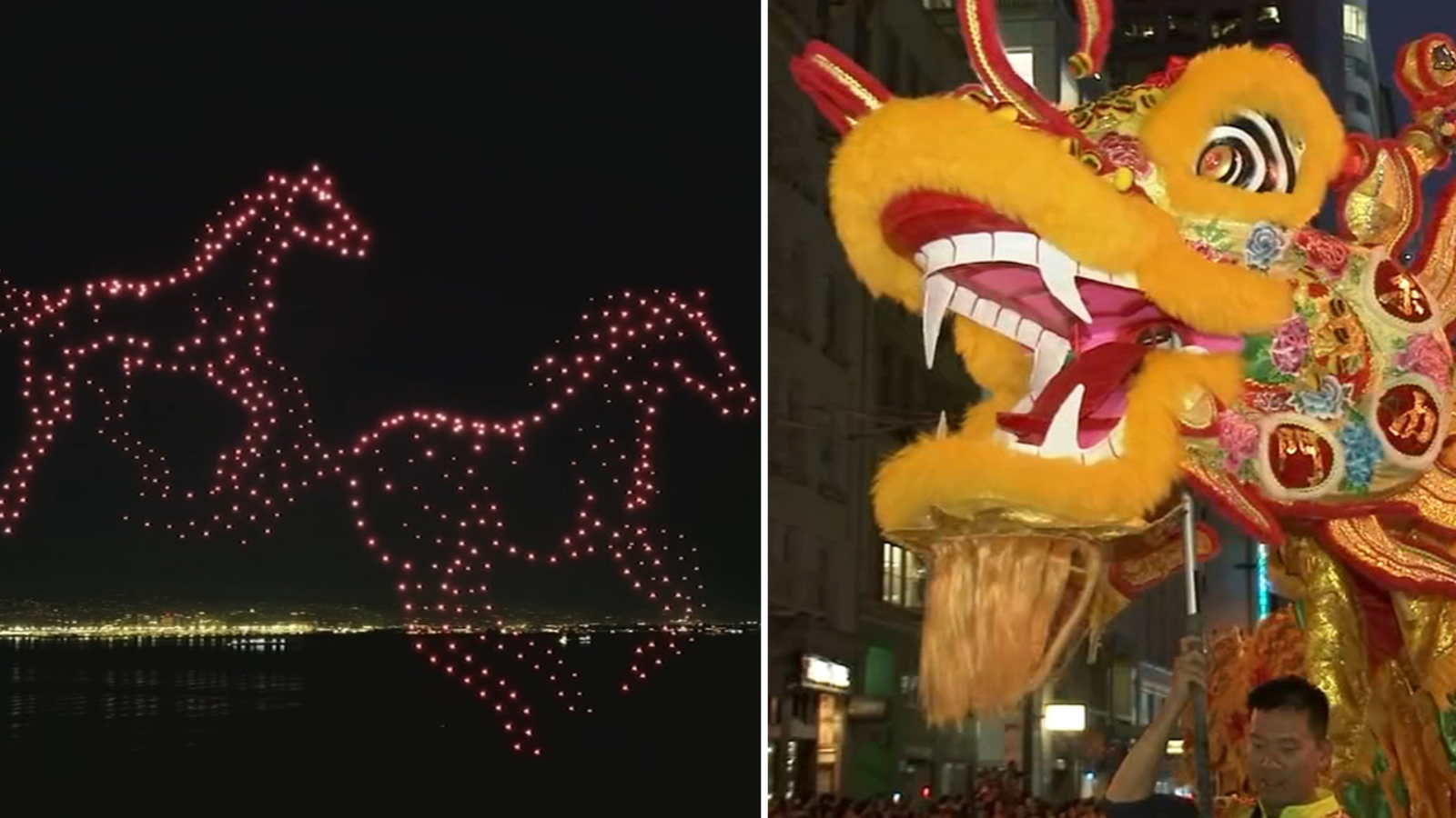 Crowds pack for SF's Chinese New Year Parade, cheer on Olympian, Grand Marshal Eileen Gu; drone show