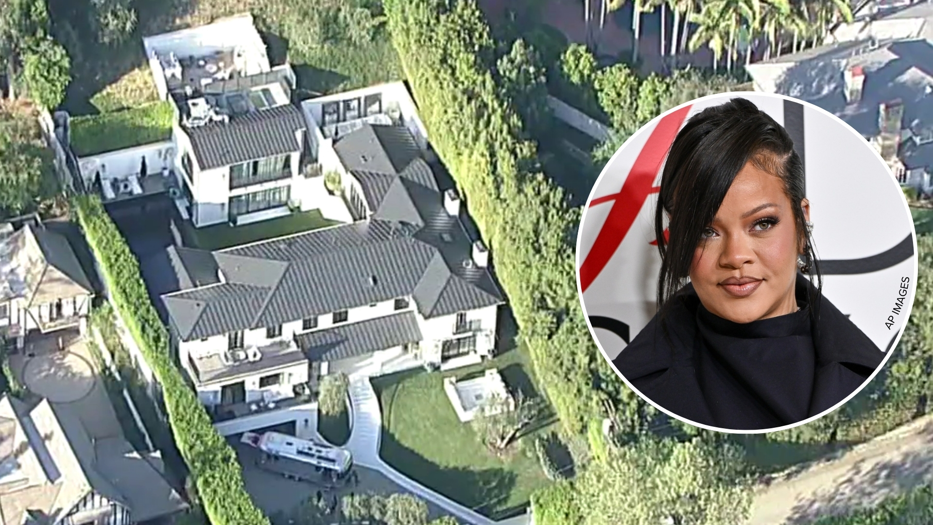 Rihanna's LA area mansion struck by gunfire, woman arrested, police say
