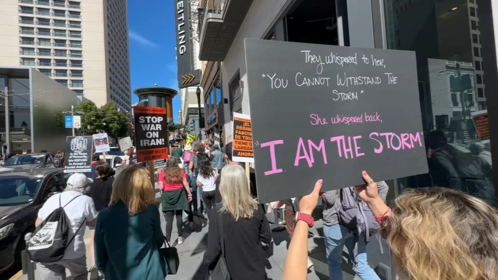 International Women's Day brings protests, marches in Bay Area: 'Never stop fighting'