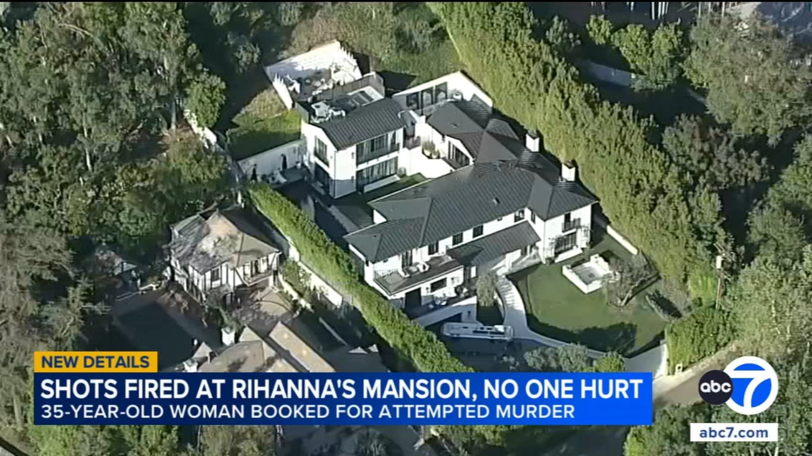Woman accused of shooting at Rihanna's Beverly Hills mansion identified as 35-year-old