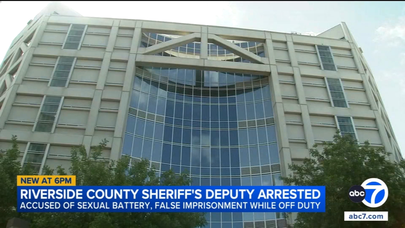 Riverside County deputy arrested on suspicion of sexual battery - ABC7 ...