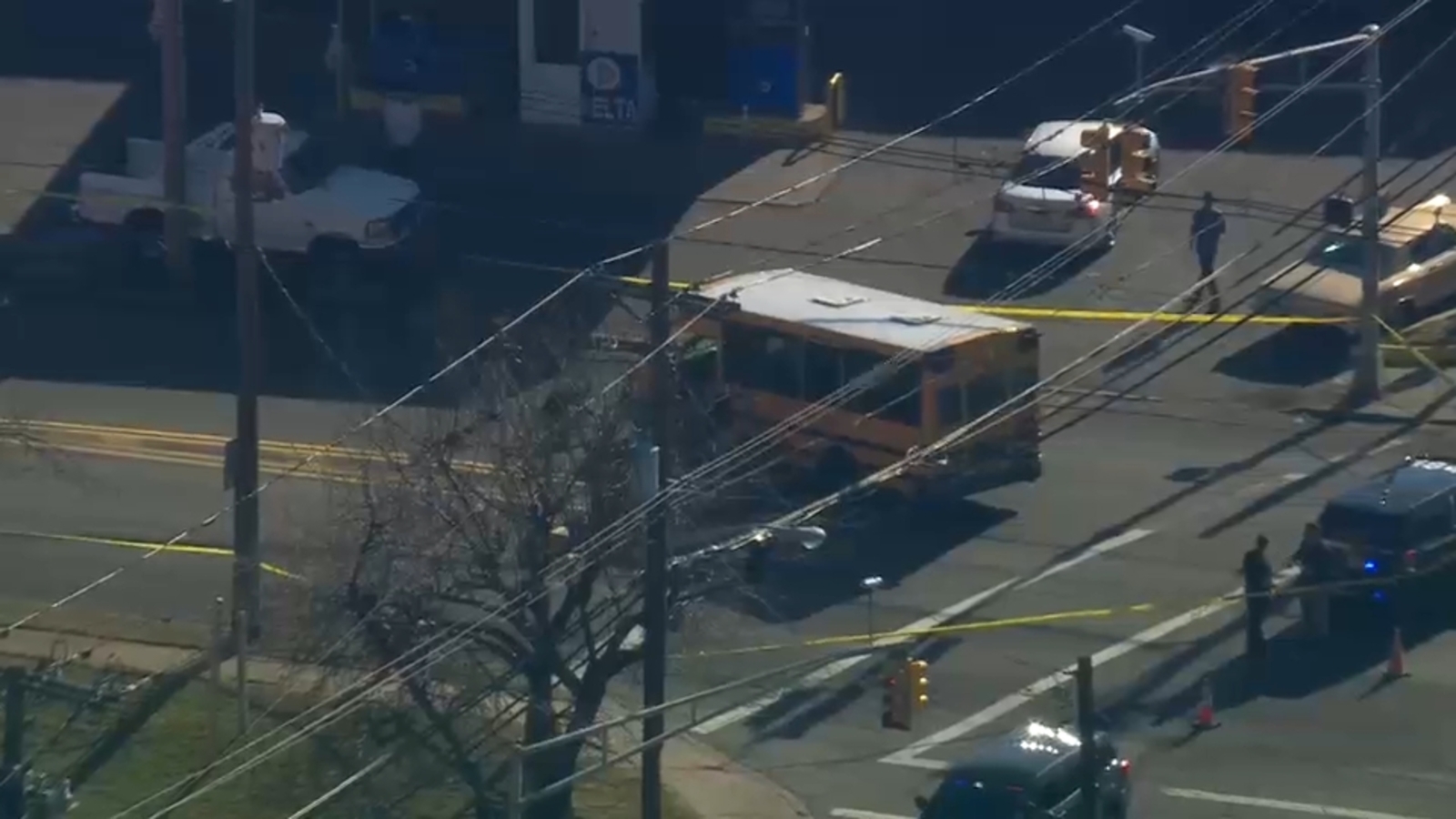 31-year-old woman struck by school bus while crossing street in ...