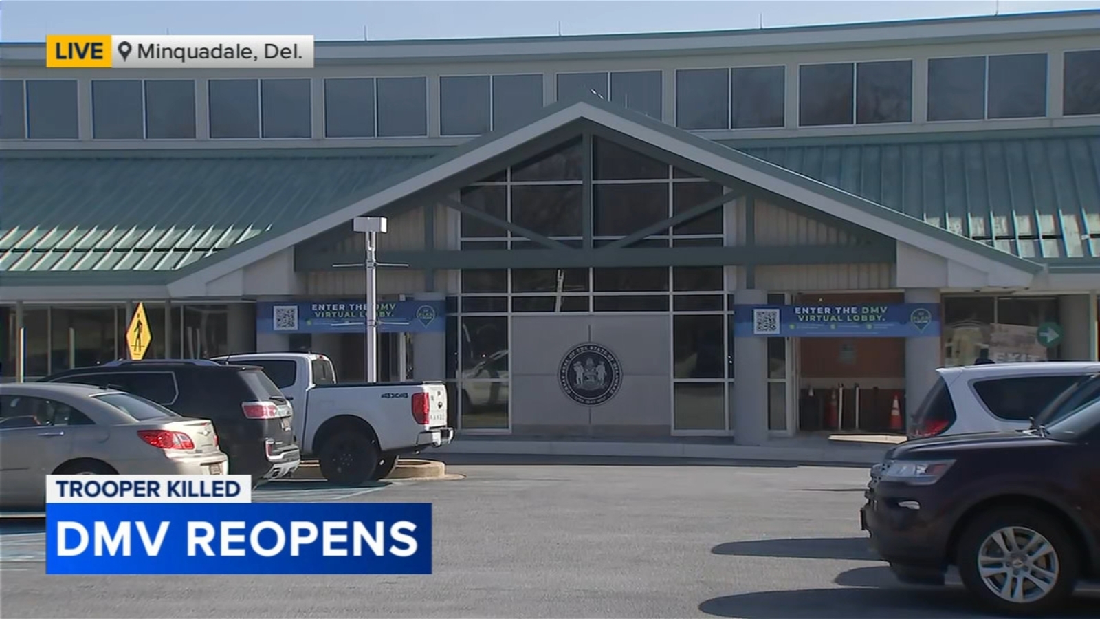 DMV facility in Delaware reopens months after trooper's fatal shooting