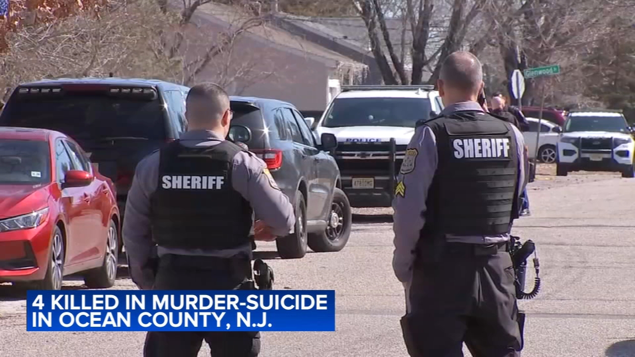 4 people dead after murder-suicide in Ocean County, New Jersey