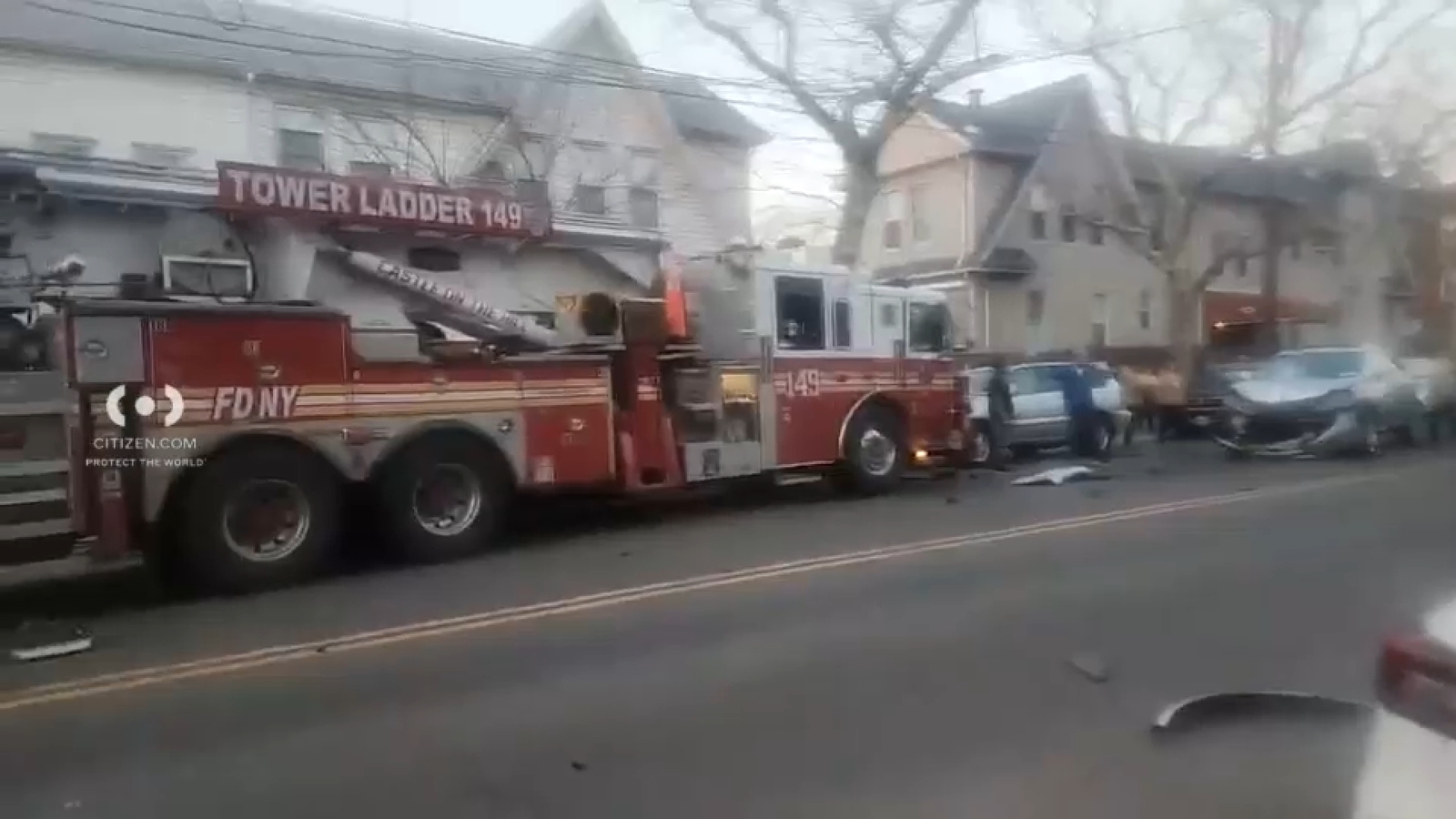 Chain-reaction crash involving FDNY firetruck leaves 1 dead, several injured in Brooklyn