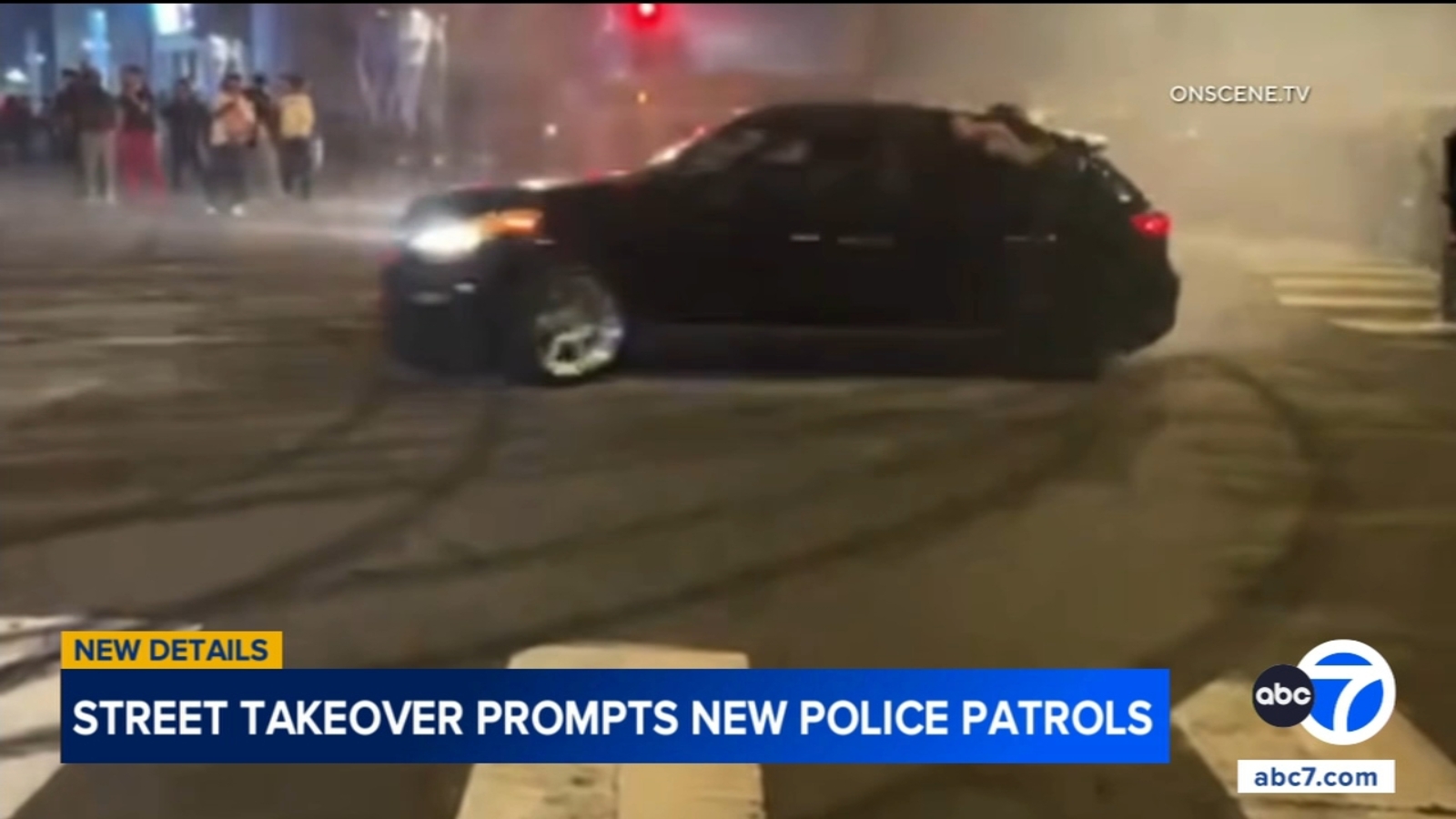 LAPD stepping up patrols after street takeover, apartment vandalism ...