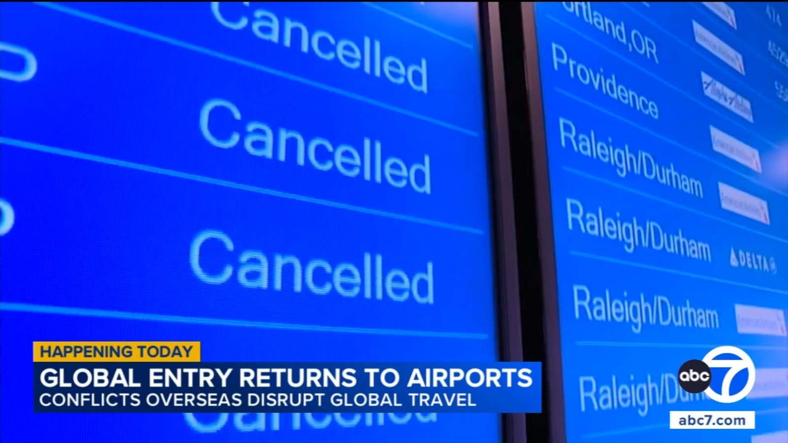 Global Entry returns to airports as war with Iran disrupts travel. Here's what to know