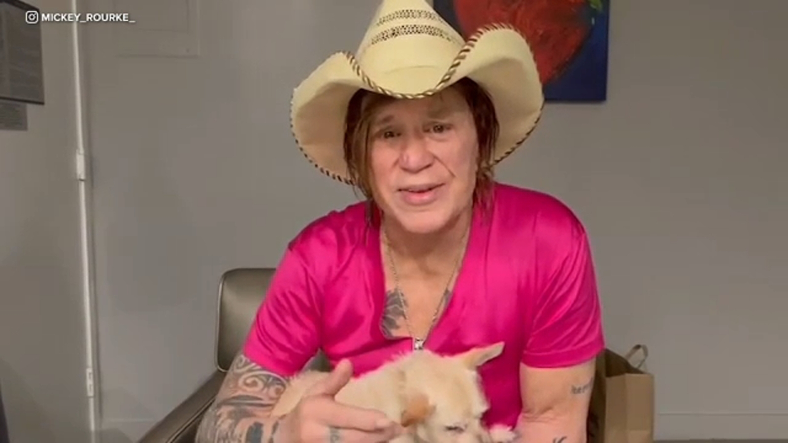 Actor Mickey Rourke evicted from Los Angeles home after falling behind on rent