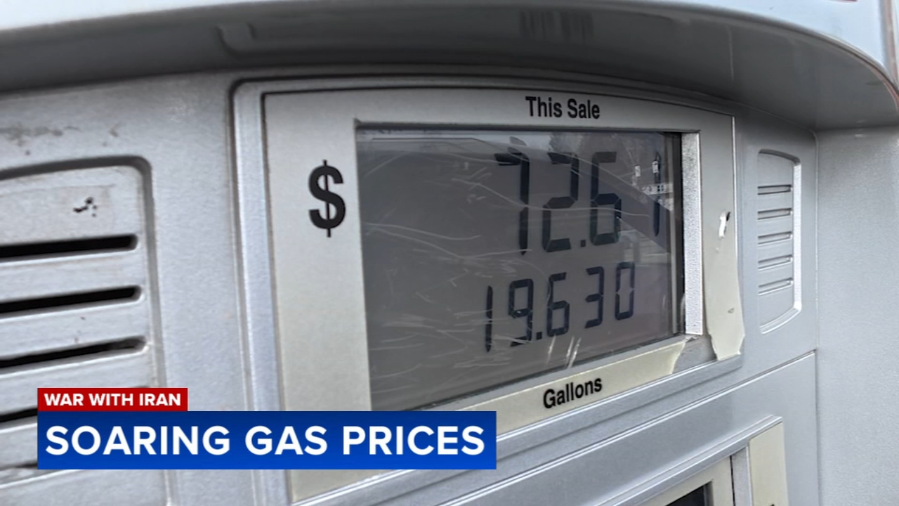 Gas prices surge across Philadelphia area as drivers feel sticker shock