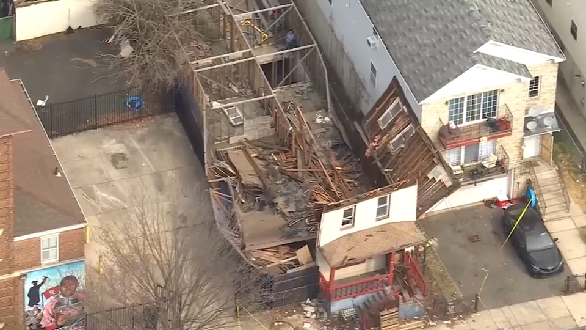 Demolition underway after vacant home collapses in NJ