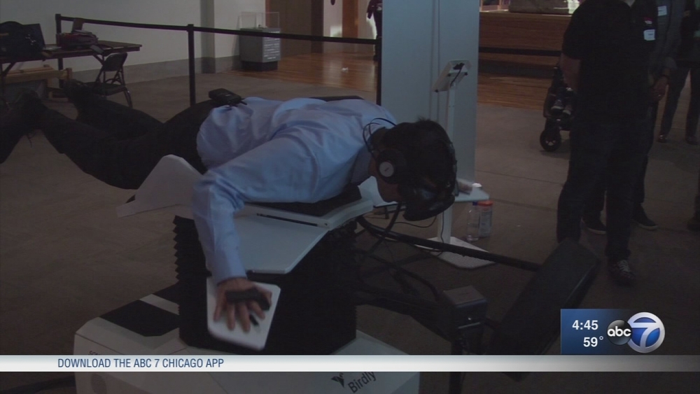 Fly like a bird in Field Museum?s flight simulator