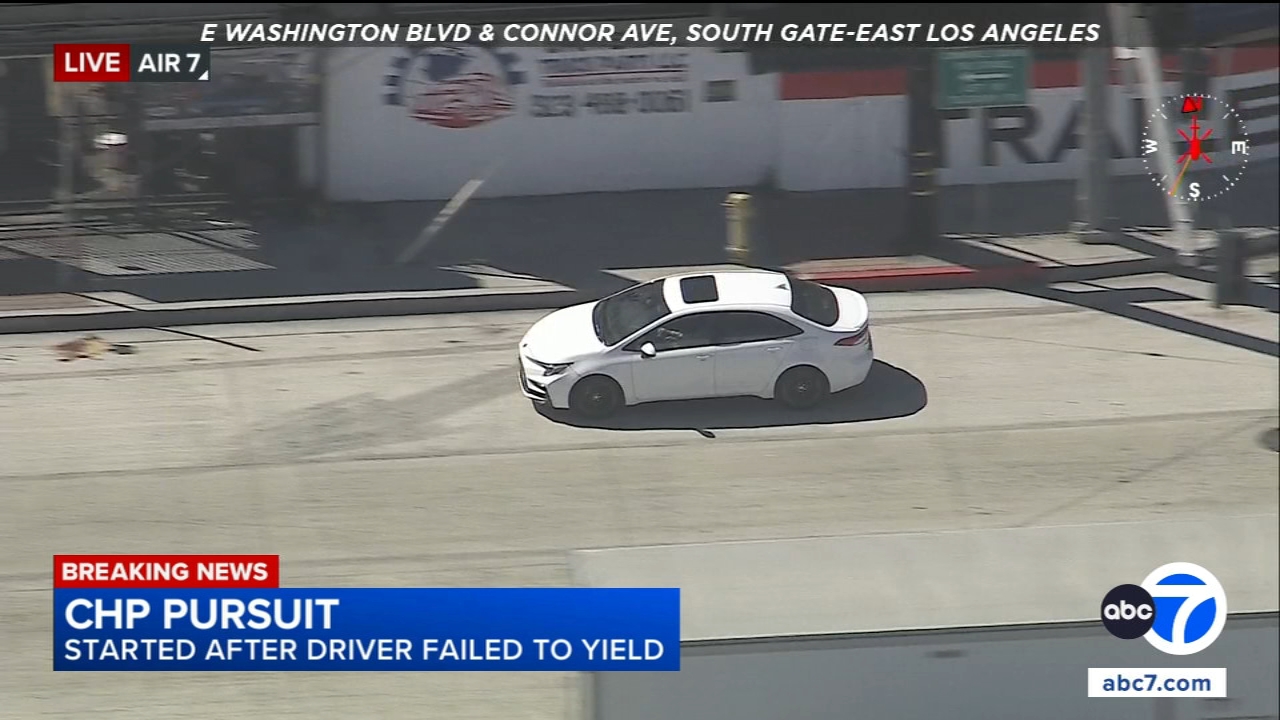 CHP chase ends in standoff at Bell home after suspect reaches speeds up to 115 mph