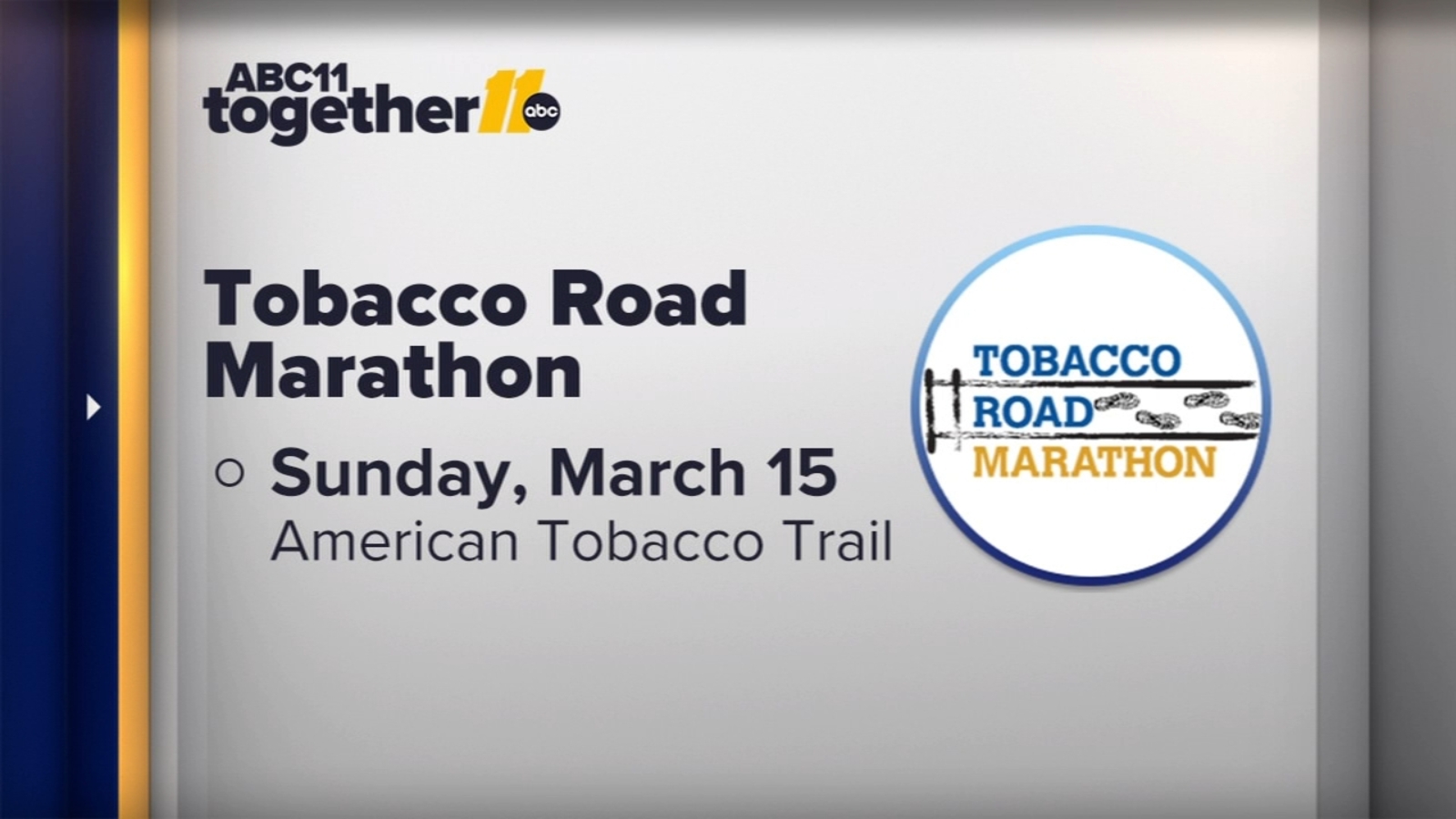 tobacco trail marathon 2025 Tobacco Road Marathon on Sunday, March 15
