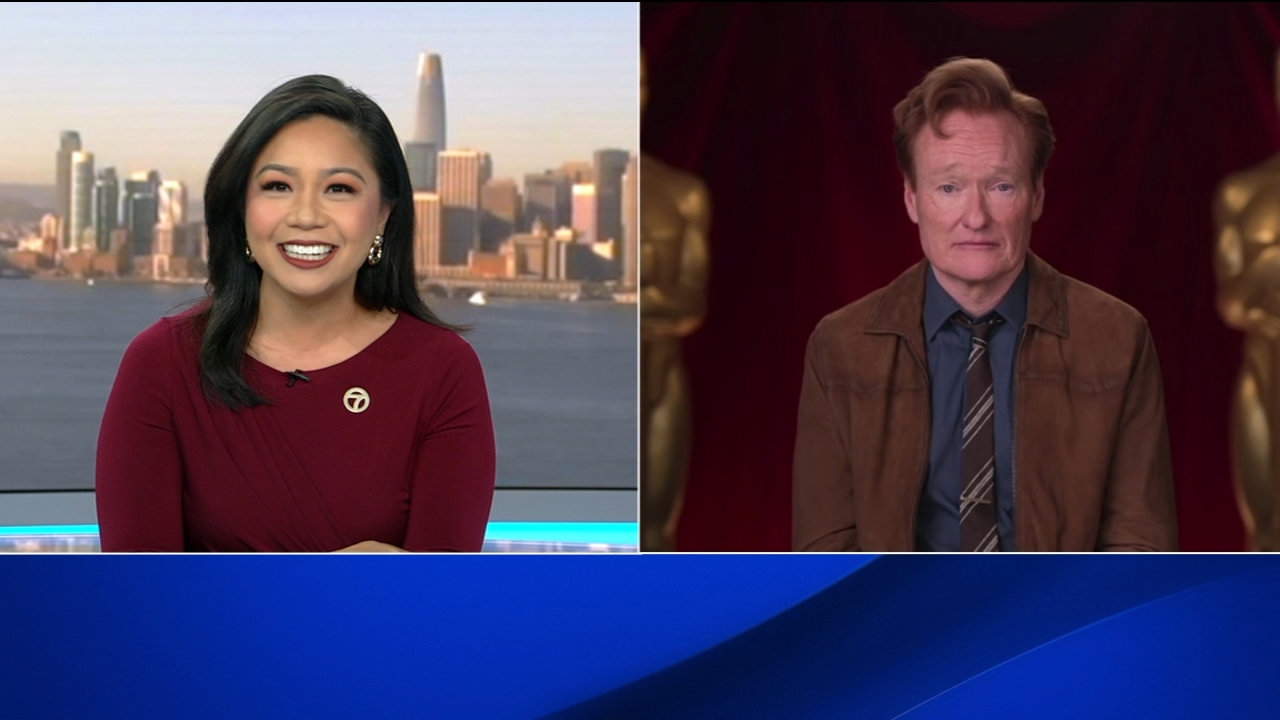 Oscars host Conan O'Brien talks Bay Area talent ahead of Academy Awards