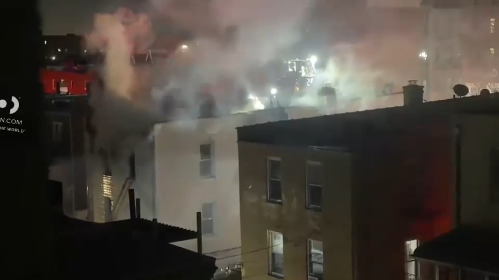 1 hurt amid house fire in Allerton section of the Bronx - ABC7 New York