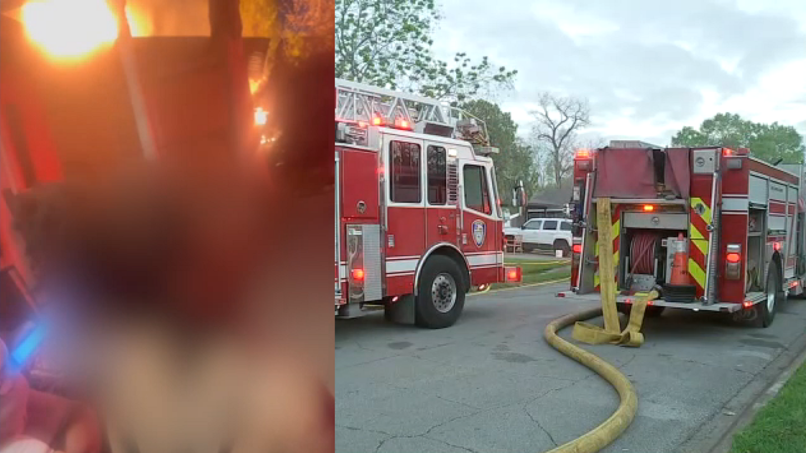 2 homes damaged in southeast Houston neighborhood fire, witnesses say