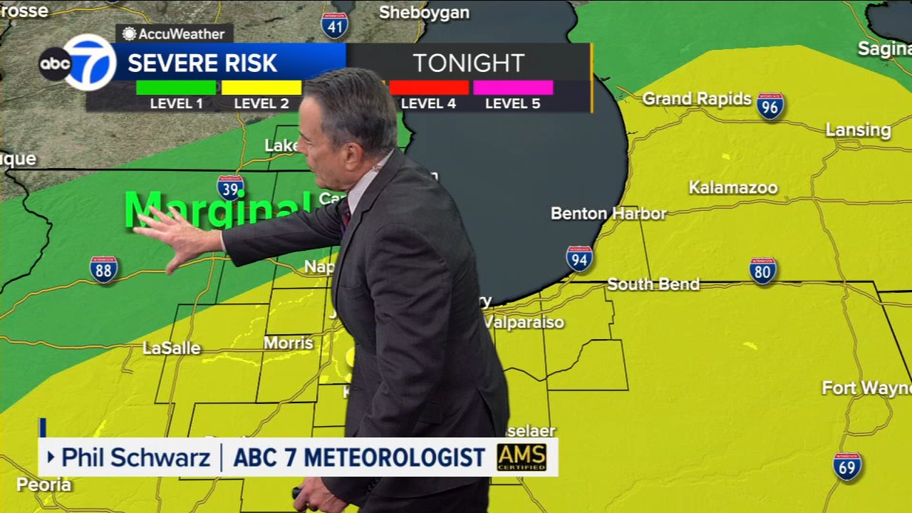 Storms, damaging wind, accumulating snow could hit Chicago area Sunday