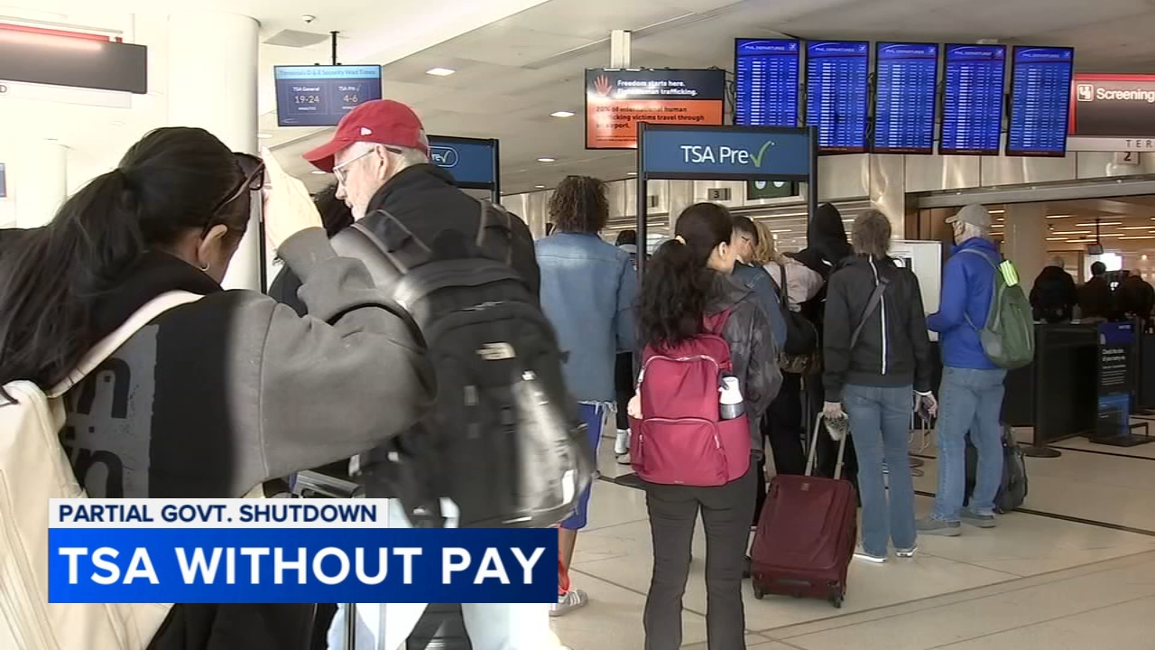 TSA staffing shortages continue at Philadelphia airport as shutdown reaches one‑month mark