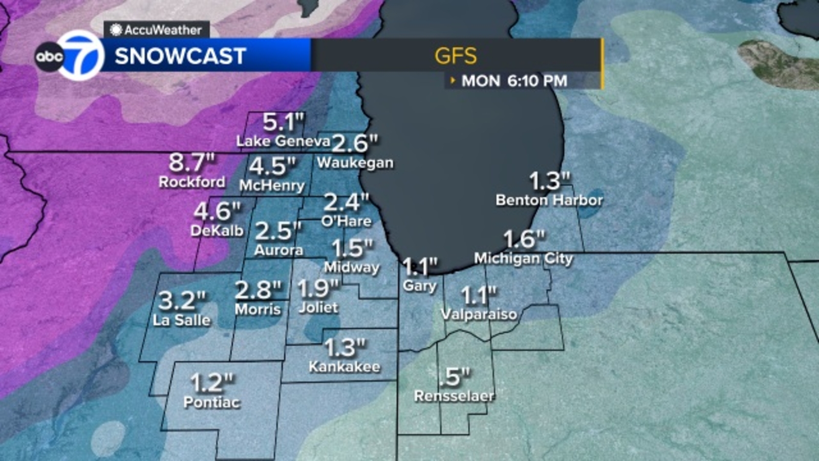 Chicago weather: Potentially severe thunderstorms in forecast for Sunday before switch over to snow