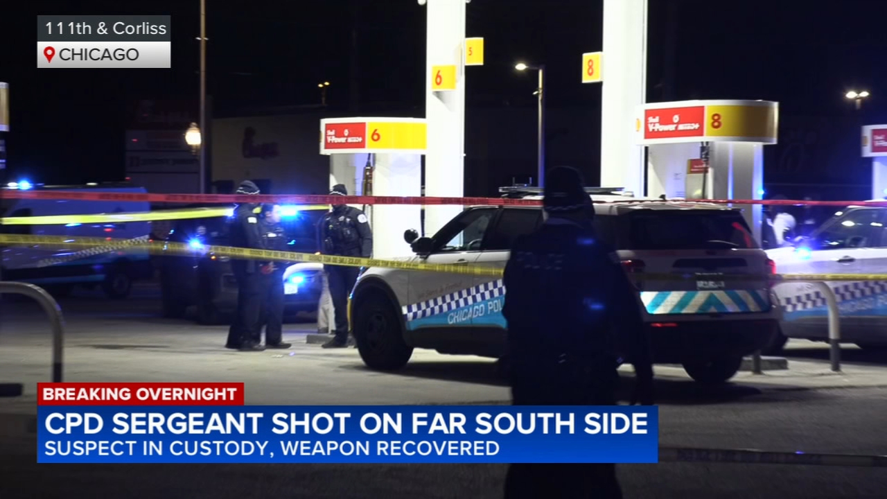 CPD sergeant shot on Far South Side