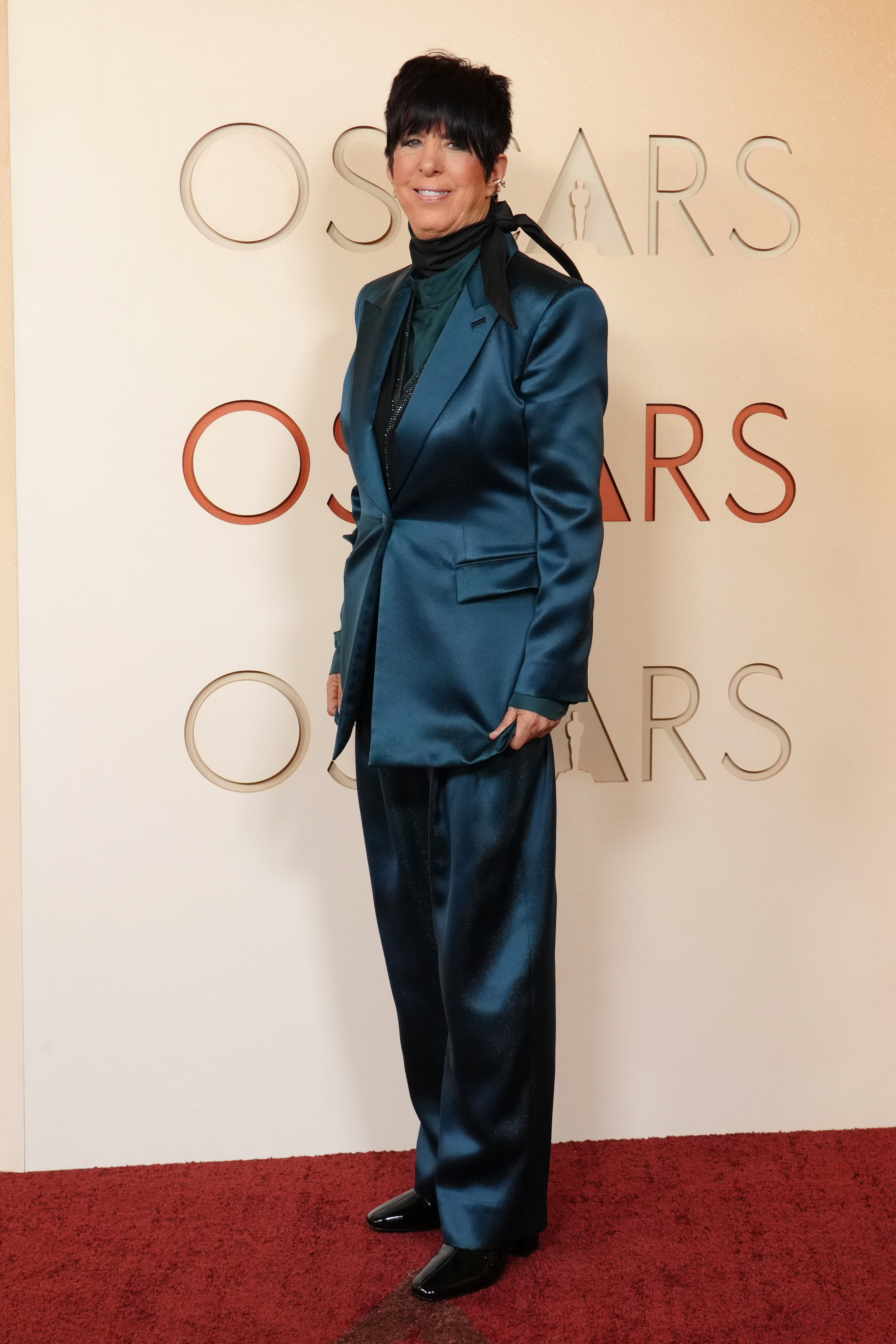Diane Warren arrives at the Oscars on Sunday, March 15, 2026, at the Dolby Theatre in Los Angeles.