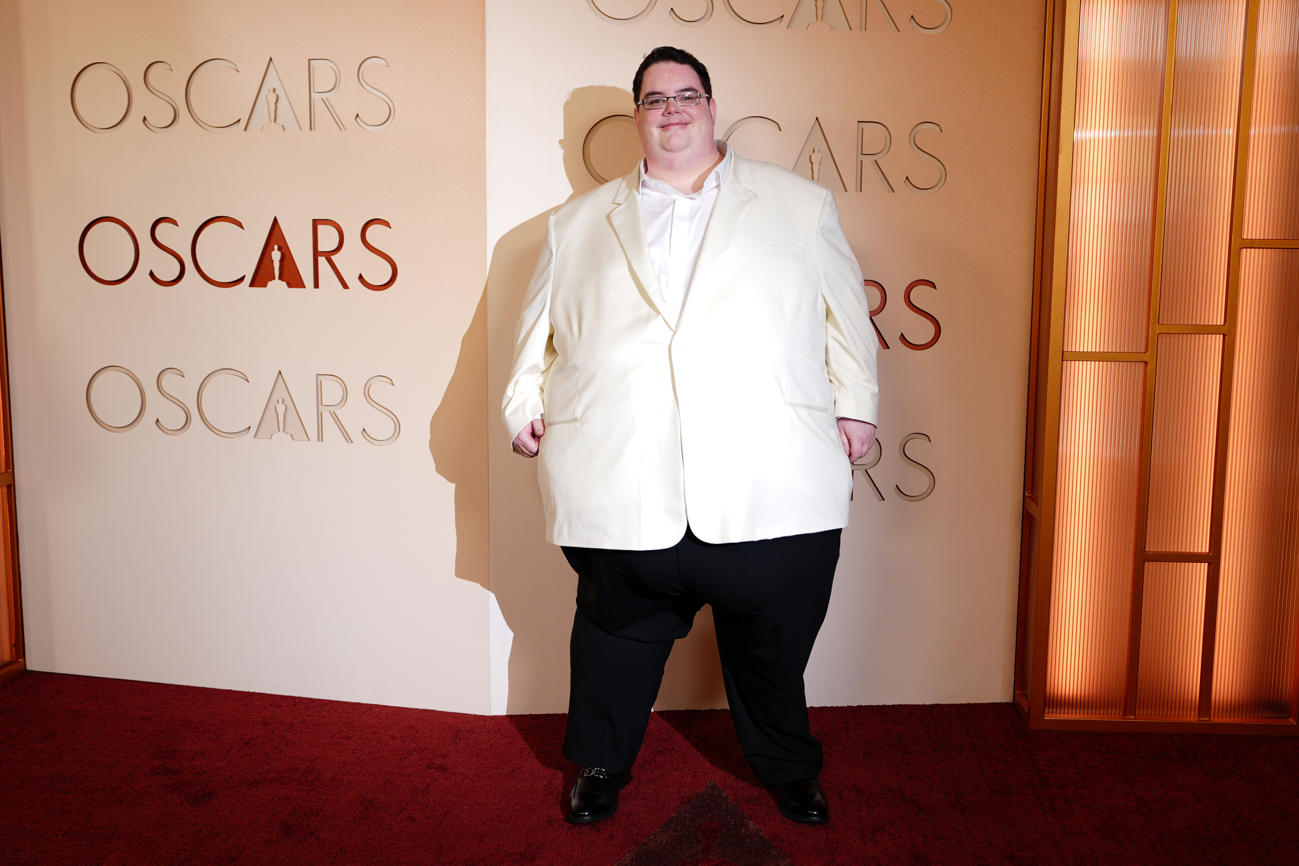 Luke Manley arrives at the Oscars on Sunday, March 15, 2026, at the Dolby Theatre in Los Angeles.