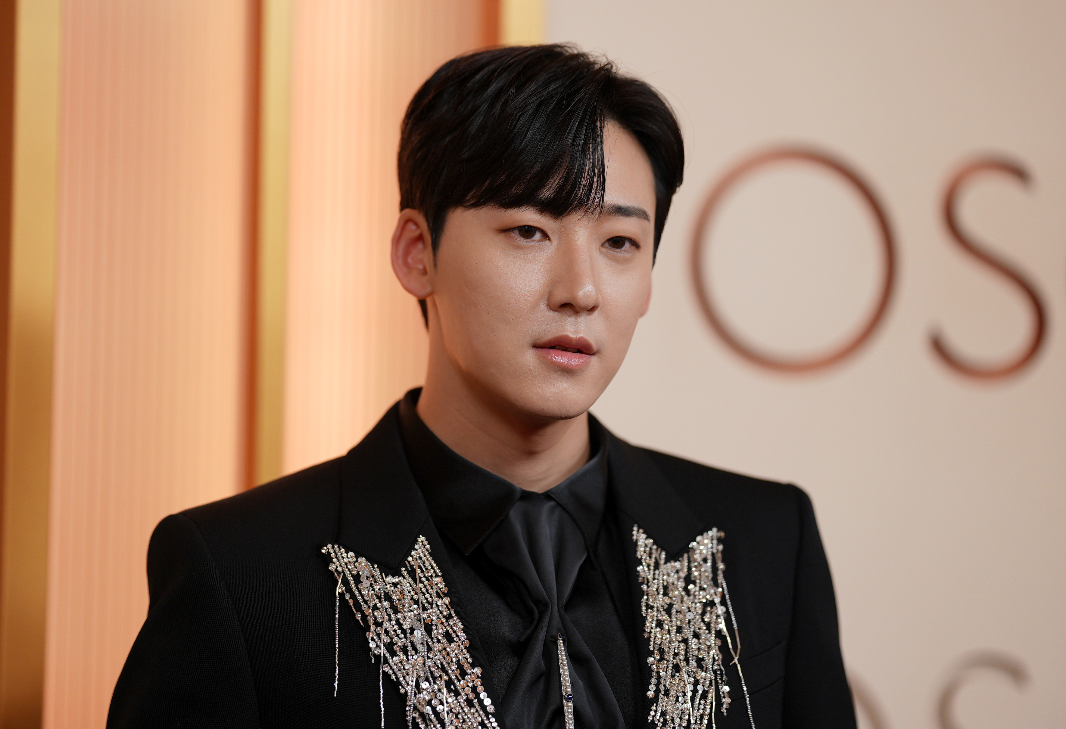 Kevin Woo arrives at the Oscars on Sunday, March 15, 2026, at the Dolby Theatre in Los Angeles.