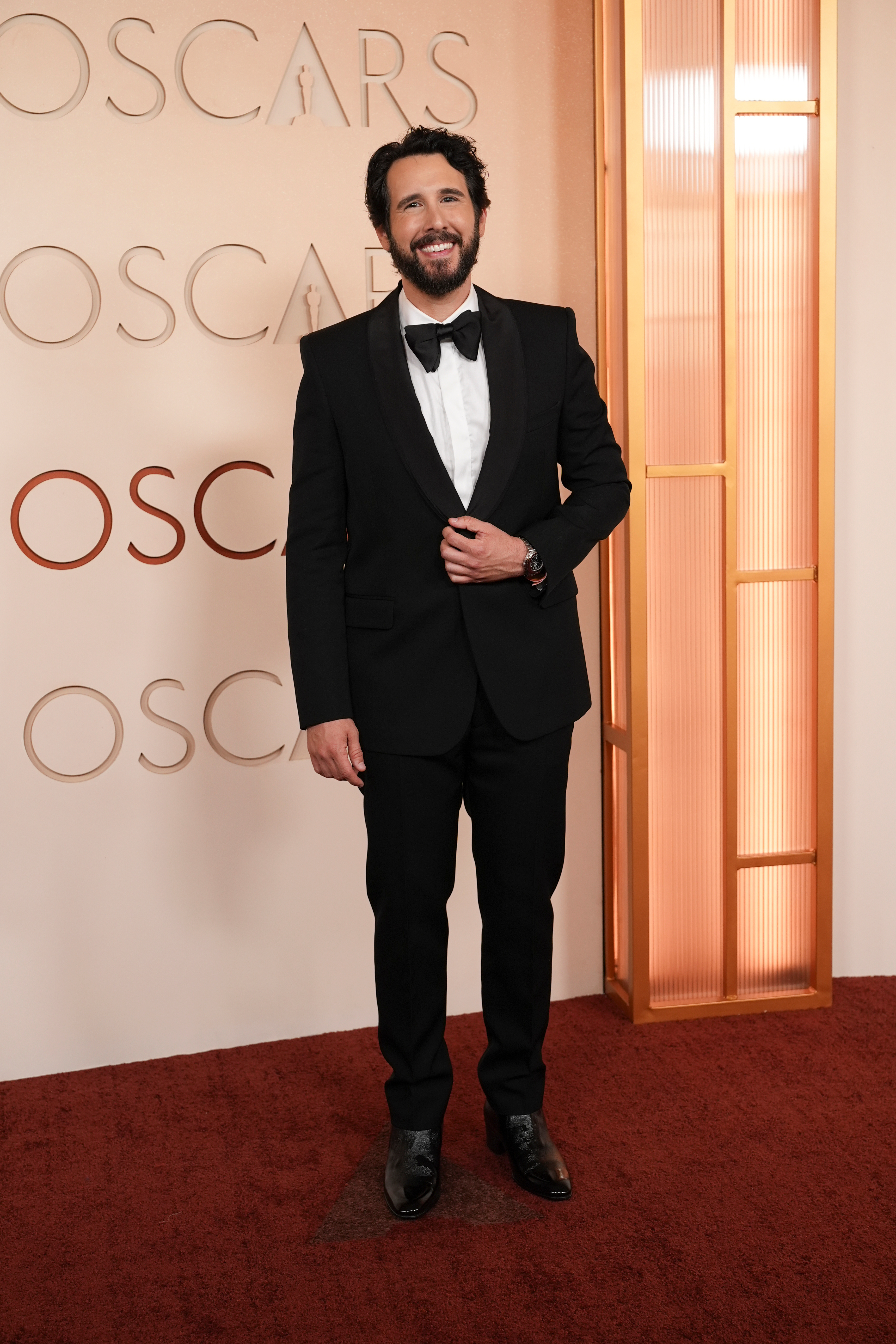 Josh Groban arrives at the Oscars on Sunday, March 15, 2026, at the Dolby Theatre in Los Angeles.