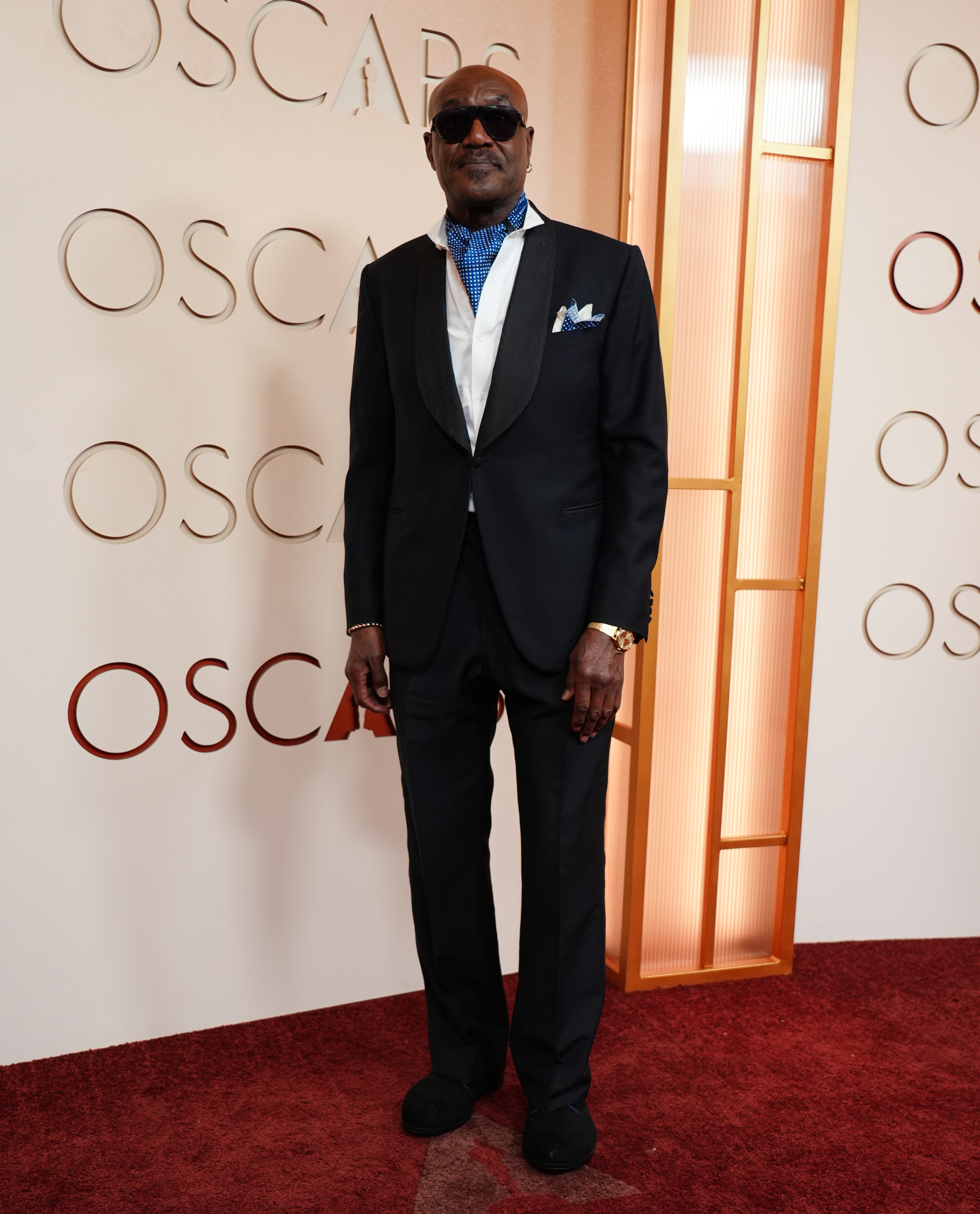 Delroy Lindo arrives at the Oscars on Sunday, March 15, 2026, at the Dolby Theatre in Los Angeles.