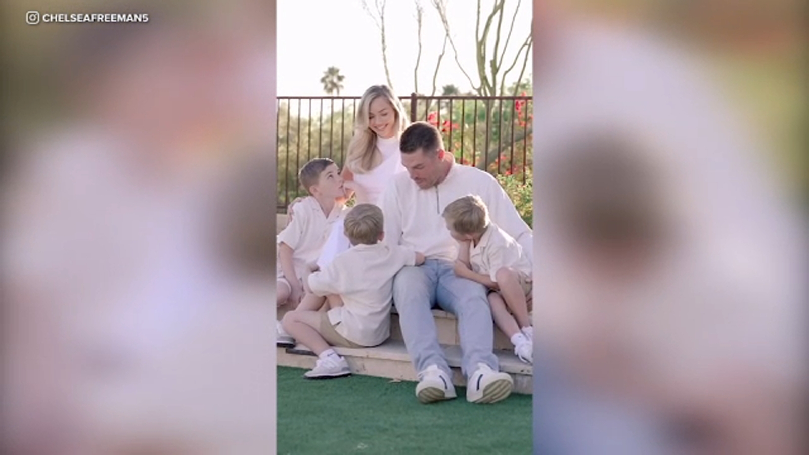 Freddie and Chelsea Freeman share heartwarming gender reveal video on social media