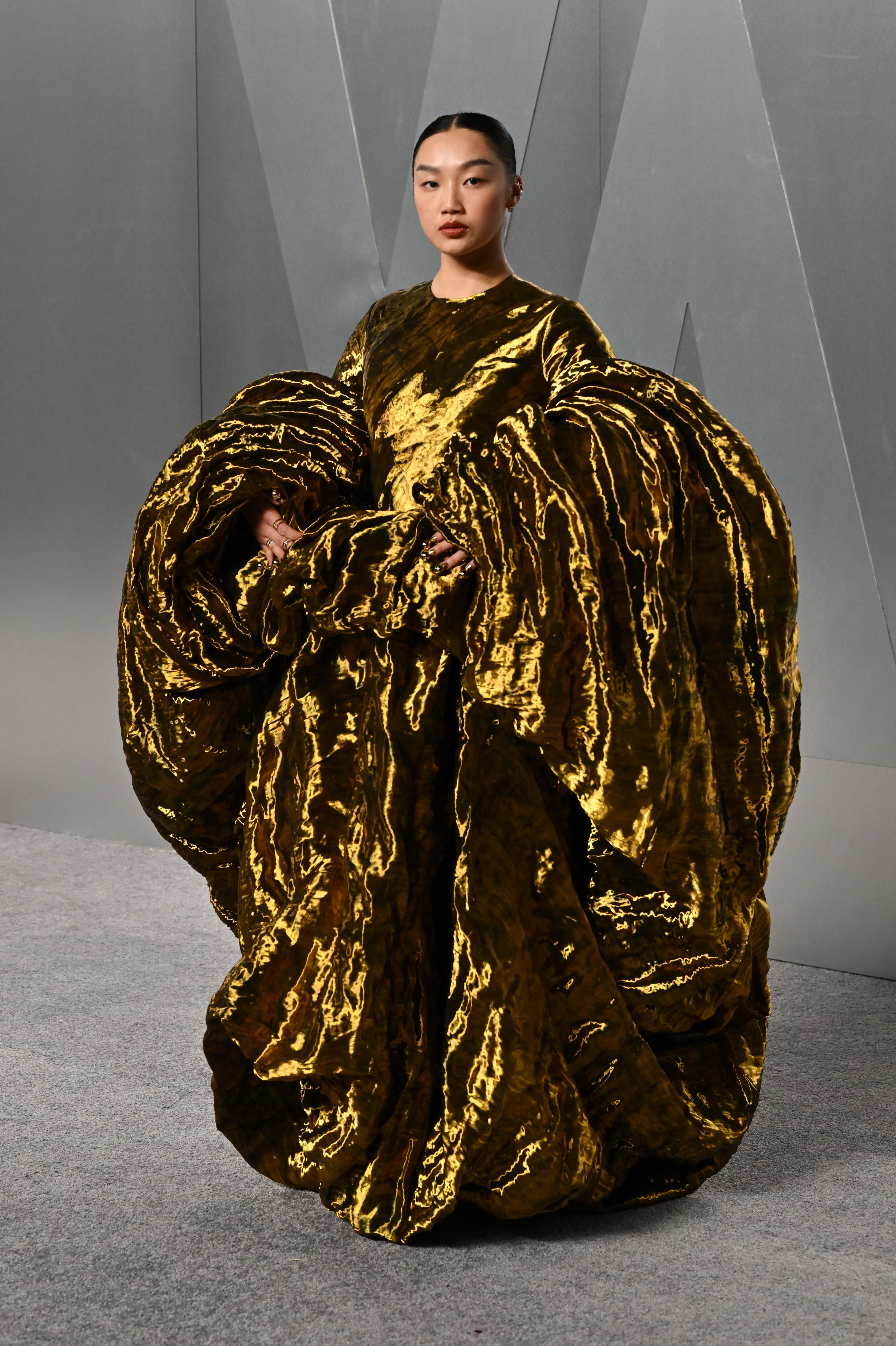 Audrey Nuna arrives at the Vanity Fair Oscar Party on Sunday, March 15, 2026, at the Los Angeles County Museum of Art in Los Angeles.