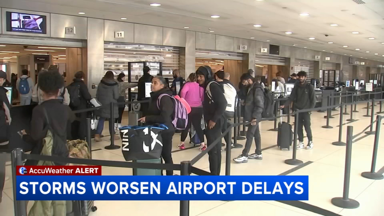 Storms cause hundreds of delays and cancellations at PHL