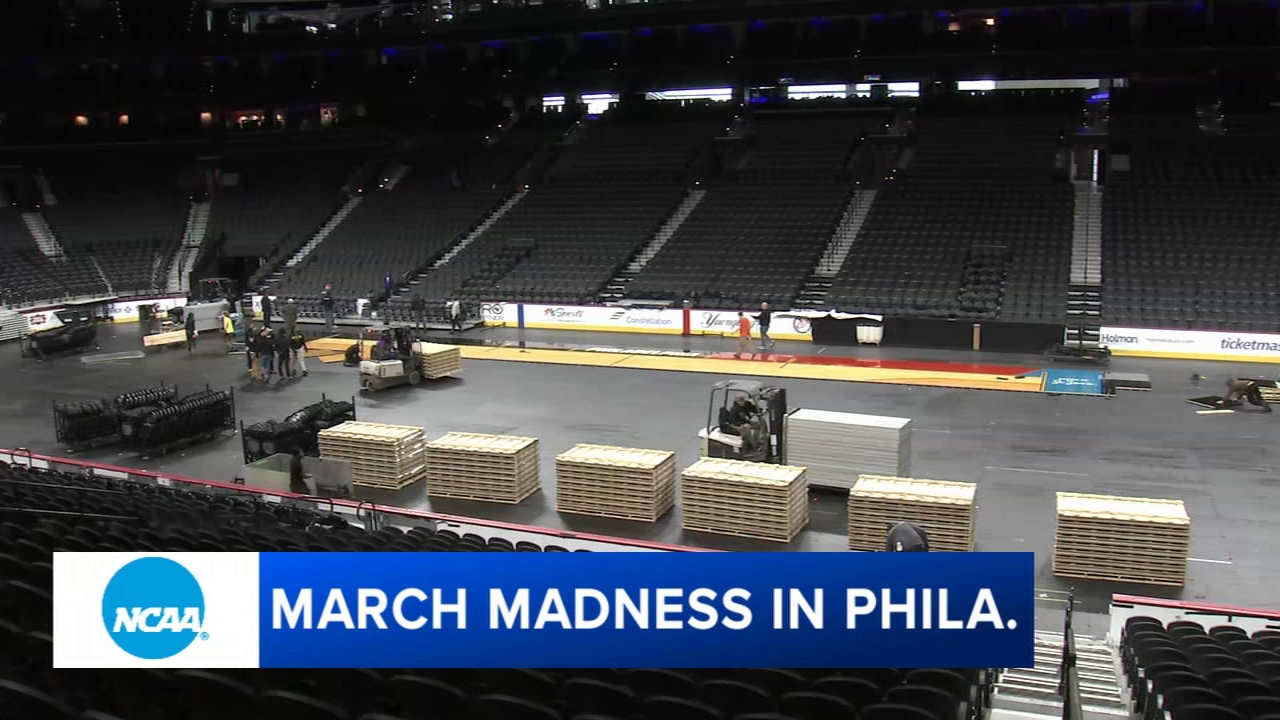 Philadelphia prepares to host opening rounds of NCAA tournament at Xfinity Mobile Arena