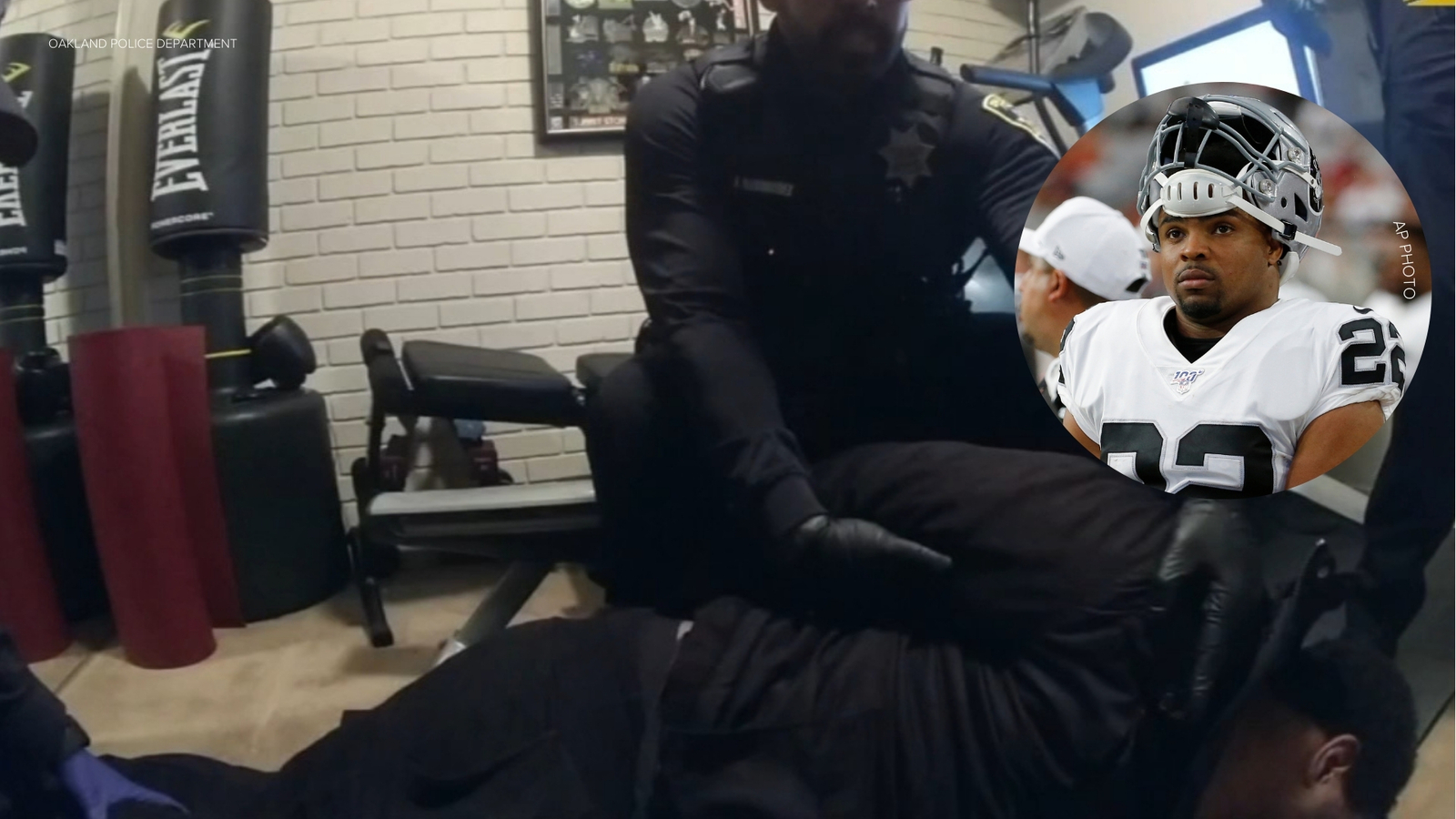 Bodycam video shows moments leading up to ex-NFL star Doug Martin's death in Oakland police custody