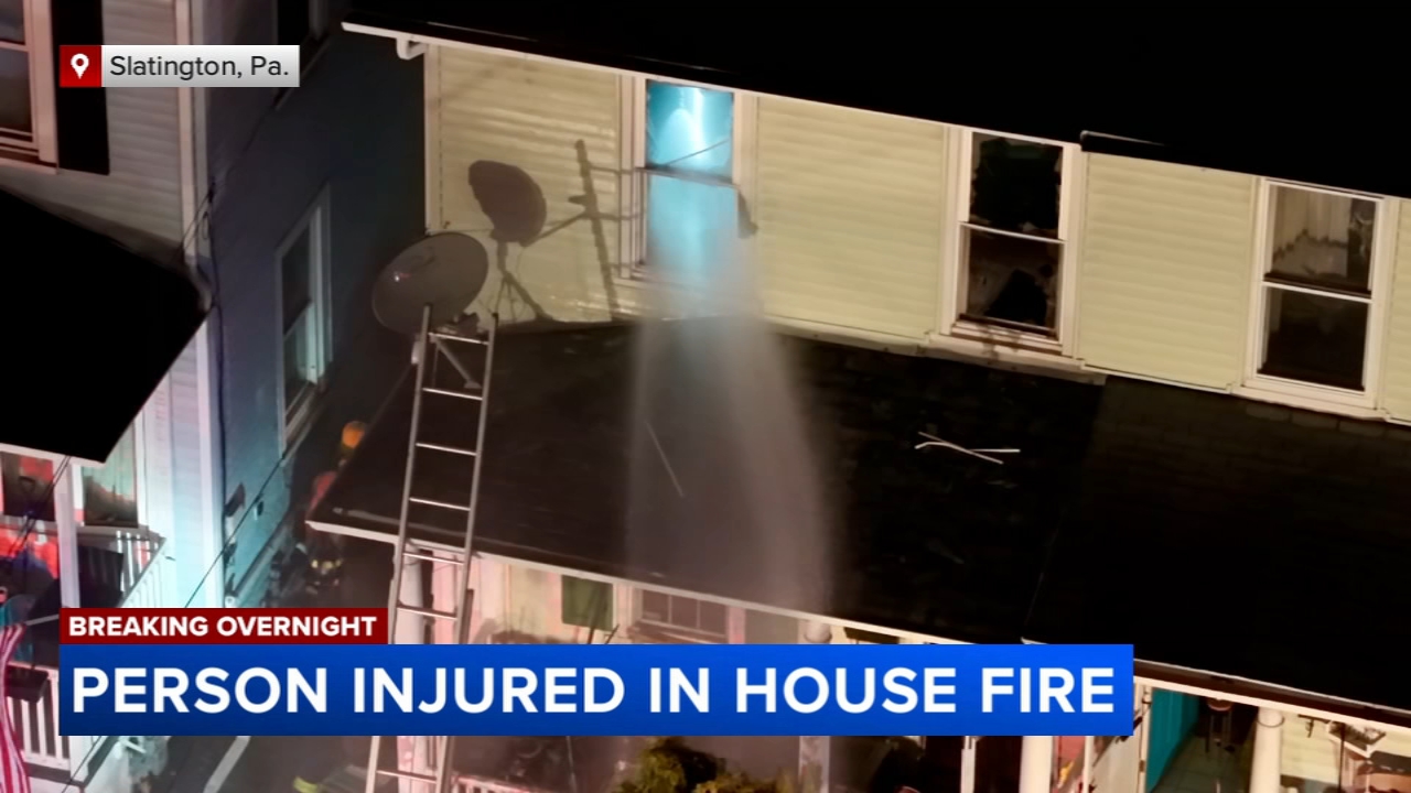 Person injured in house fire in Lehigh County