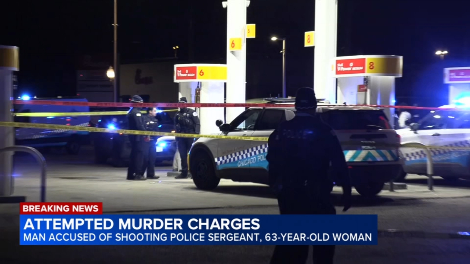 Man charged with shooting CPD sergeant, woman on Far South Side Chicago, police say