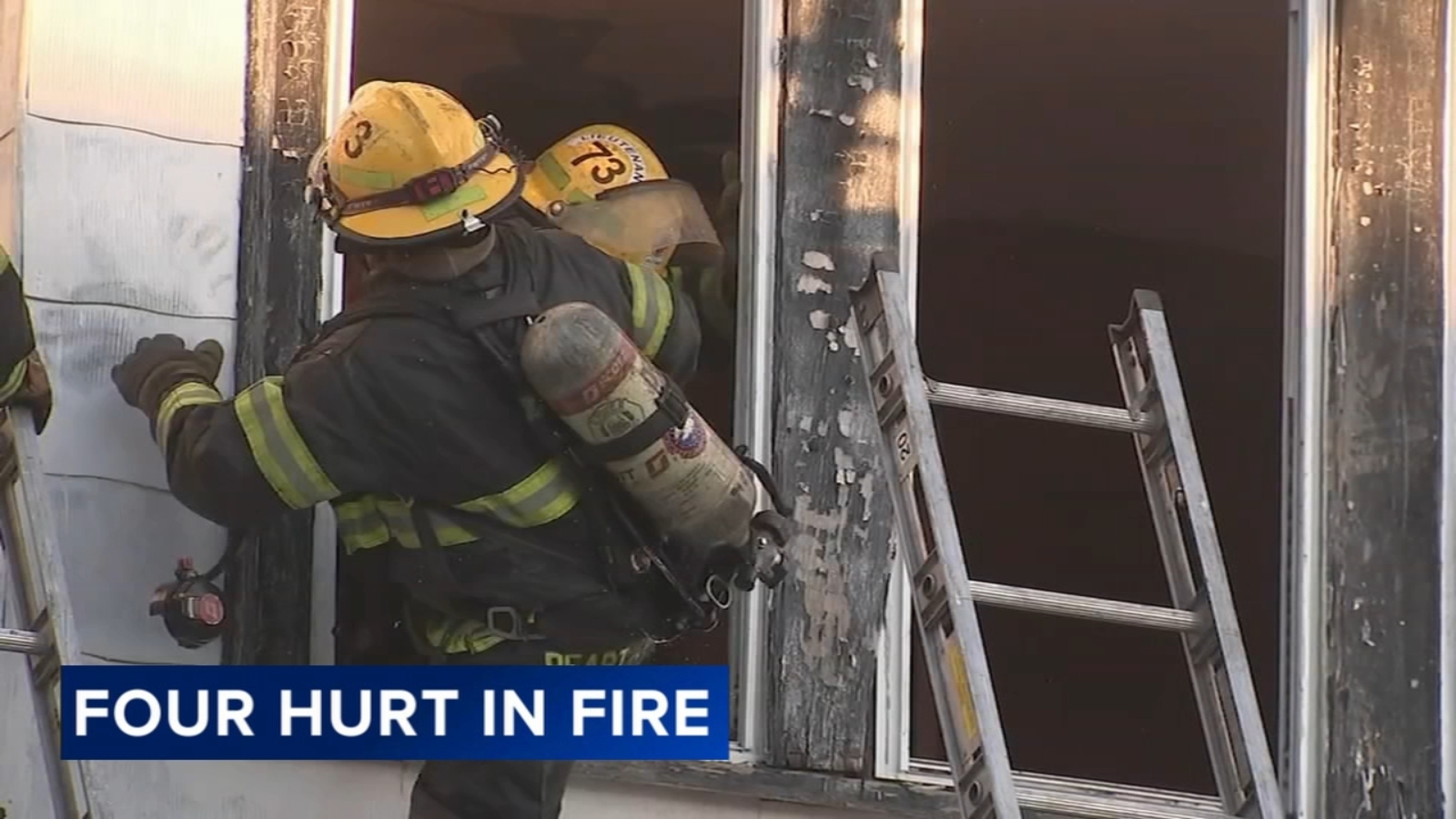 4 injured, including 2 firefighters, during house fire in the ...