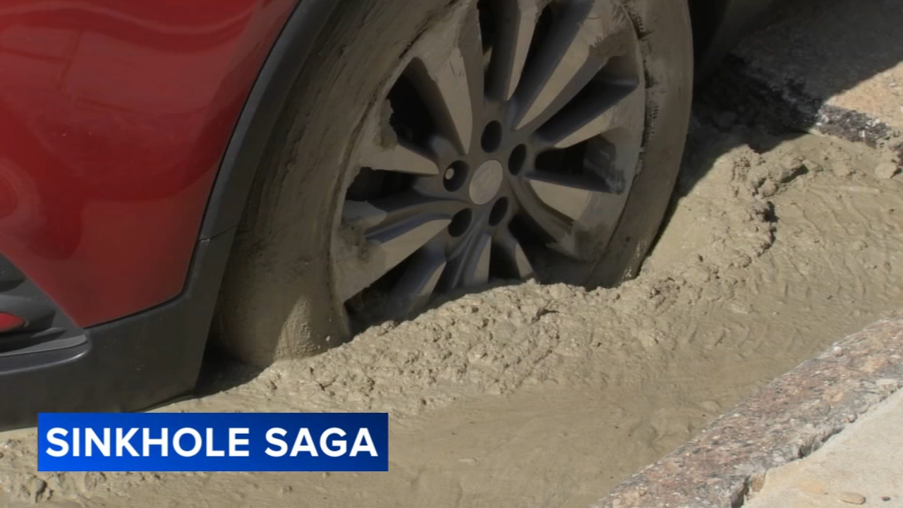 Frankford residents see progress on sinkhole repairs, then face new setback