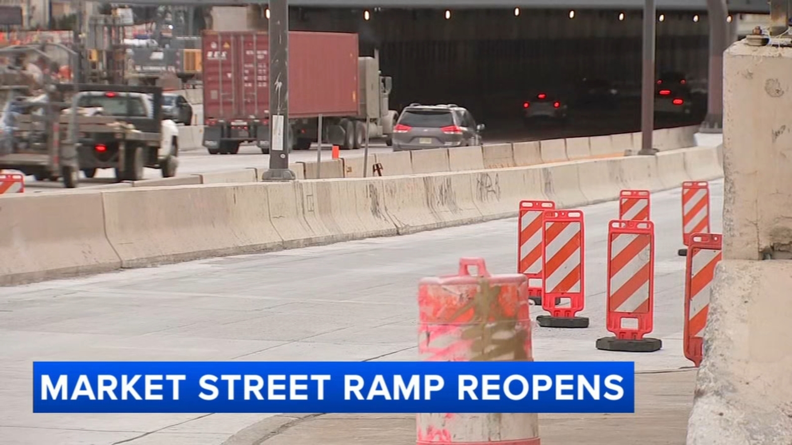 Market Ramp Market Street ramp to I-95 South reopens after yearlong closure - 6abc ...