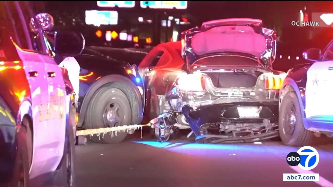 Suspect hits unoccupied patrol car, leads deputies on chase from Moreno Valley to Tustin