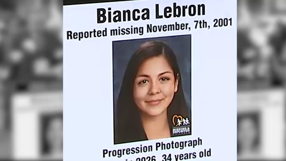 An age progression photo of what Bianca could look like today.