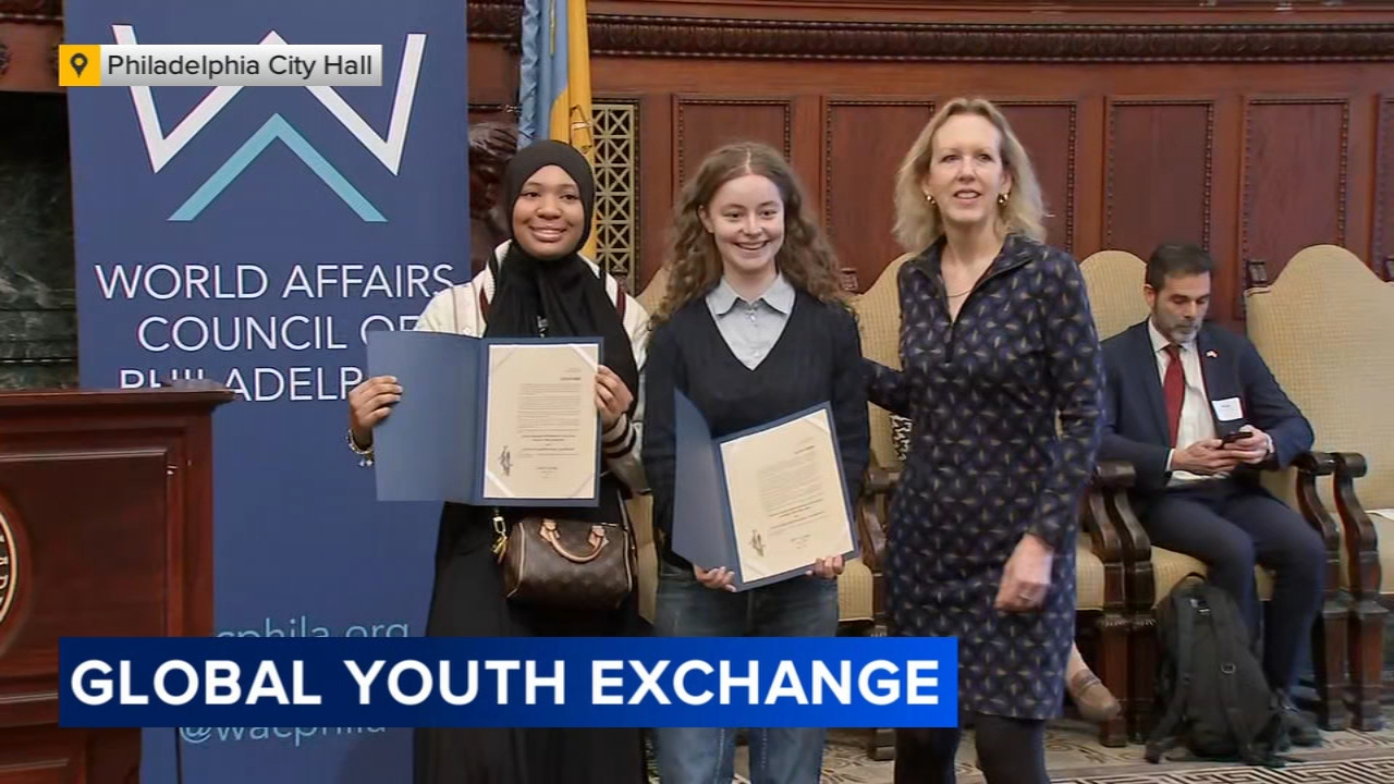 High school students from Europe meet students in Philadelphia Global Youth Exchange program