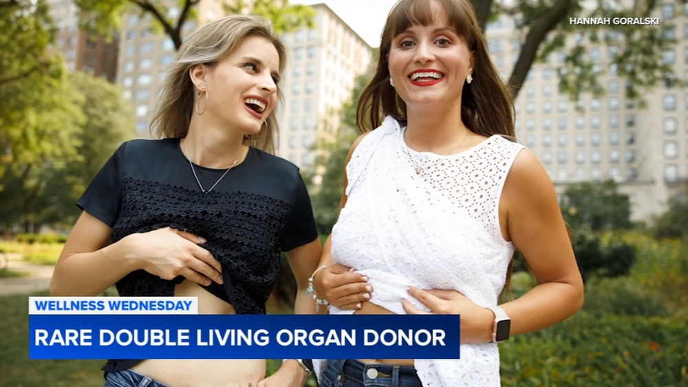 Hannah Goralski talks about being a rare double-living organ donor