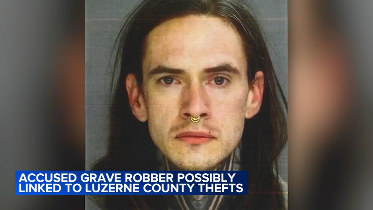 Delco grave robbery suspect may be tied to cemetery thefts in Luzerne County