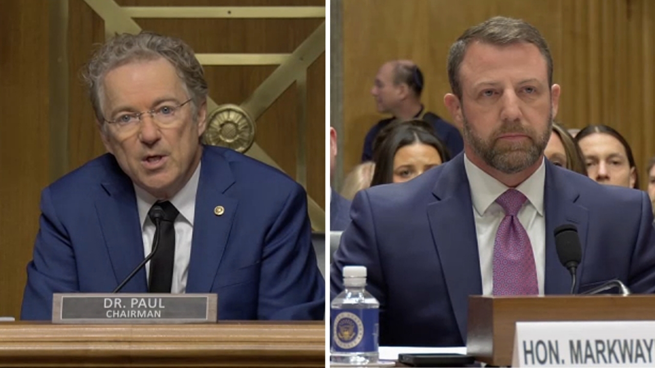 GOP Sen. Paul confronts Trump's DHS pick Markwayne Mullin at confirmation hearing over 'violence'