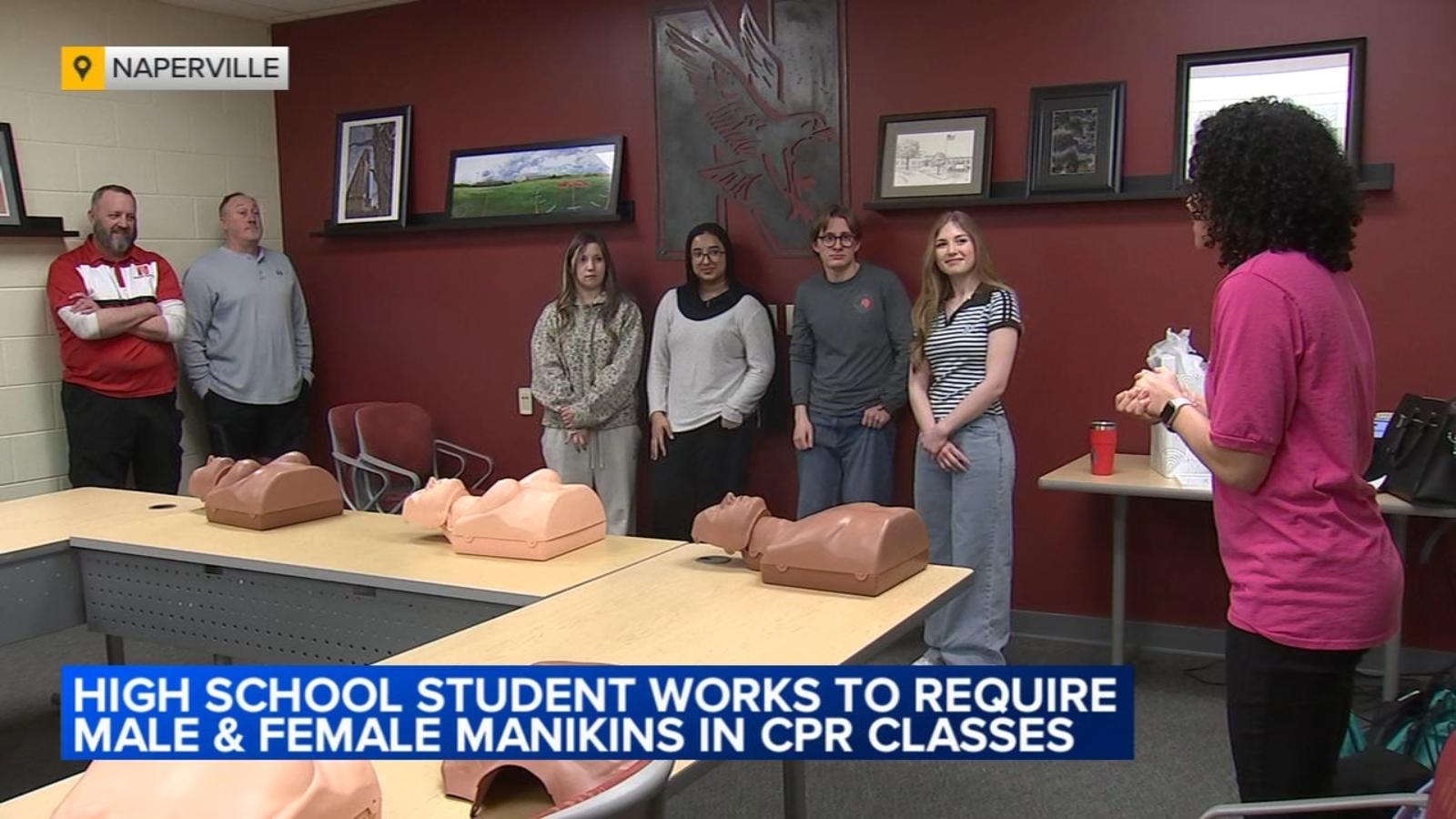 Naperville Central High School student helps submit Illinois bill that would require male, female CPR training in schools - ABC7 Chicago Naperville Central High School student helps submit Illinois bill that would require male, female CPR training in schools - ABC7 Chicago